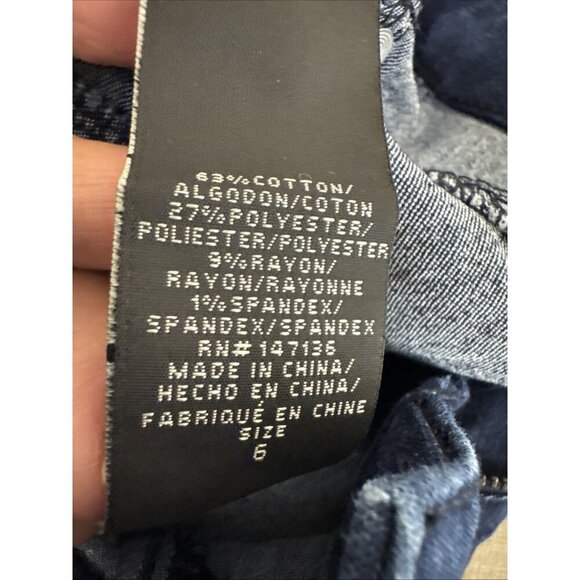 AG Denim Women's 6 Stretch Denim Shorts Blue EUC - Picture 8 of 12